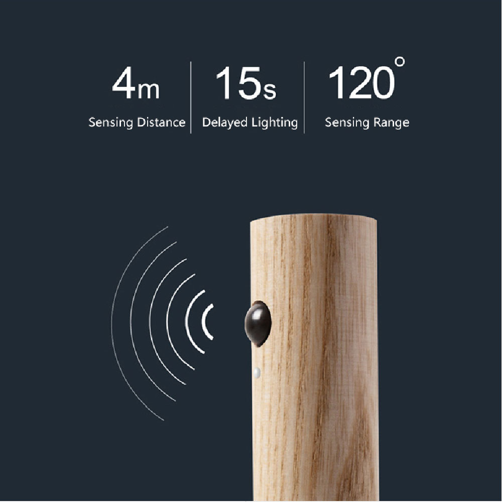 LED USB Magnetic Wood Motion Sensor
