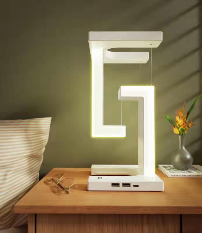 Wireless Charging Suspension Table Floating Lamp