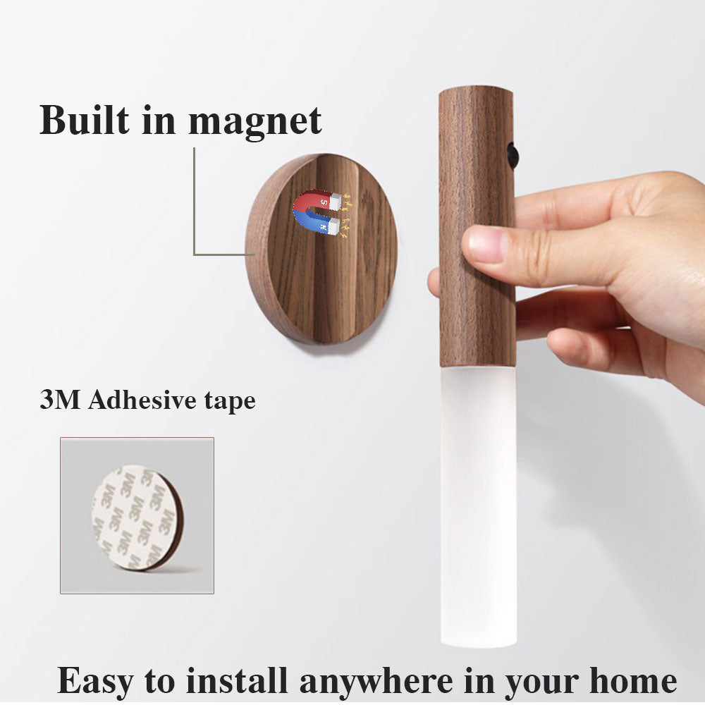 LED USB Magnetic Wood Motion Sensor