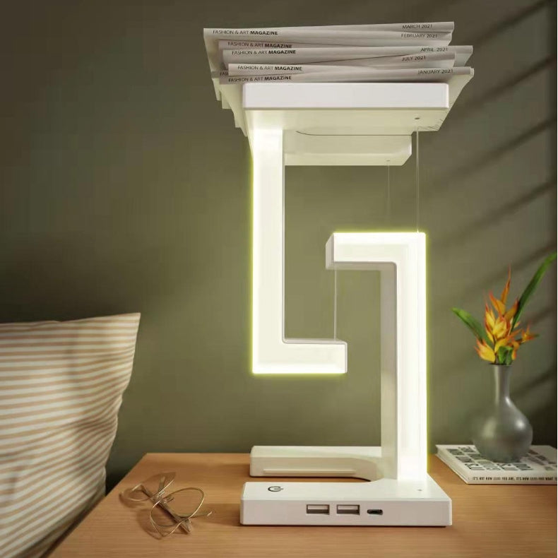 Wireless Charging Suspension Table Floating Lamp
