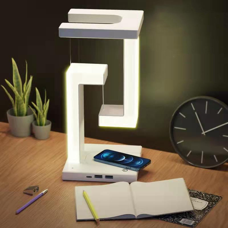Wireless Charging Suspension Table Floating Lamp
